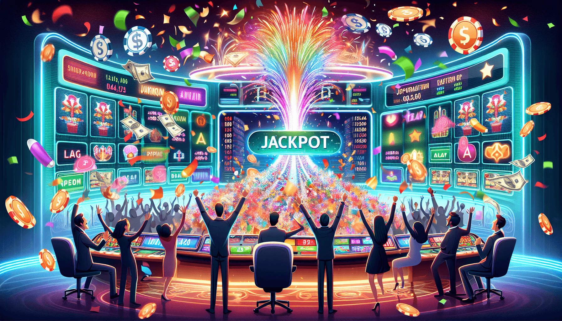 jackpot celebration